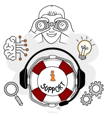 Job-Support-Mitarbeiter