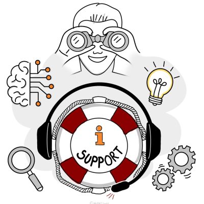 Job-Support-Mitarbeiter